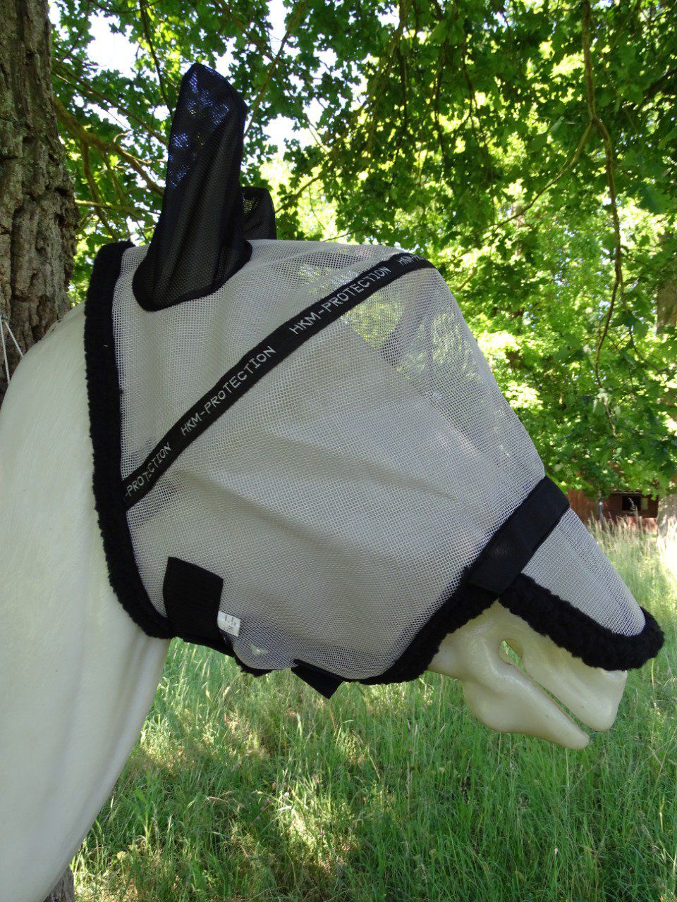 Masque anti-mouches avec oreilles HKM Fringes 3 tailles – Equimaï
