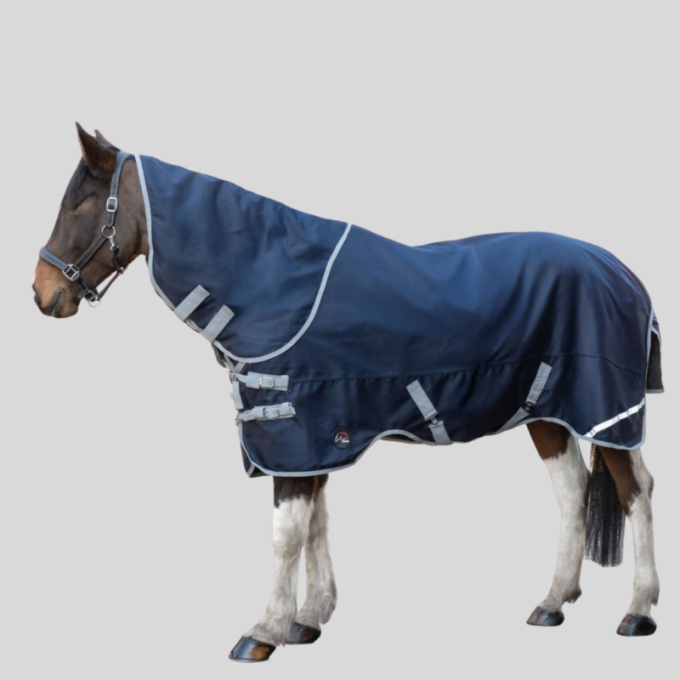 Couverture Carina 1200D 200 Gr avec couvre-cou amovible - HKM