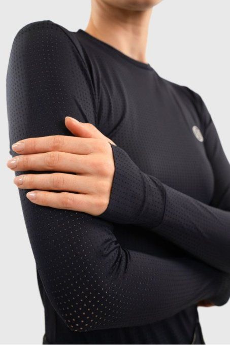 Tee-shirt manches longues Bluvea marine - Harcour