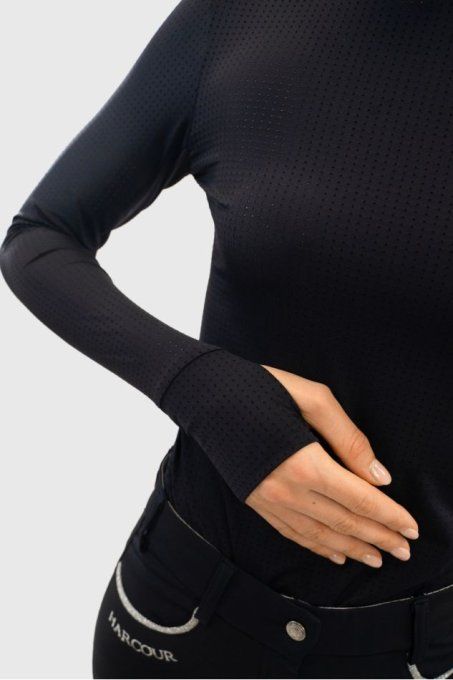 Tee-shirt manches longues Bluvea marine - Harcour