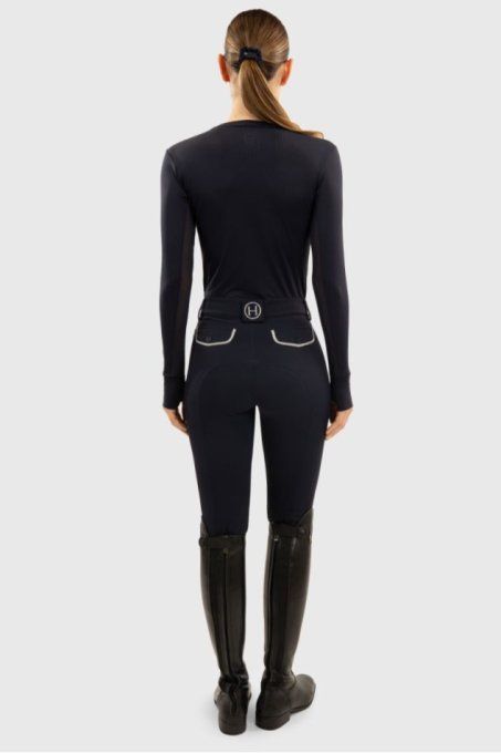 Tee-shirt manches longues Bluvea marine - Harcour