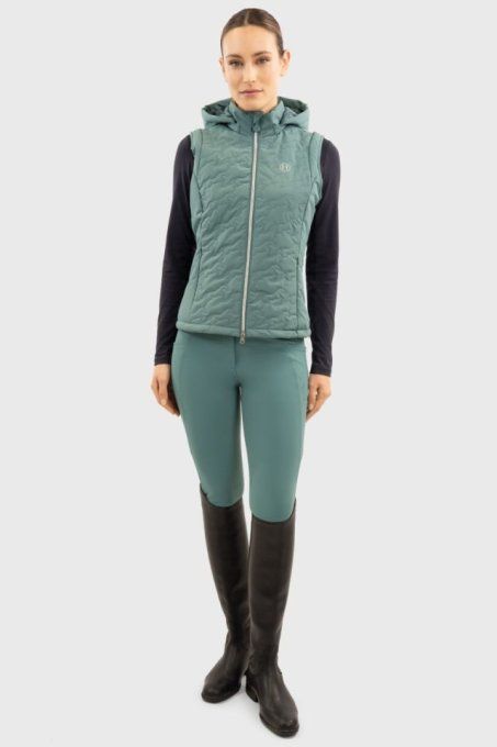 Gilet sans manches Betty Harcour Paon