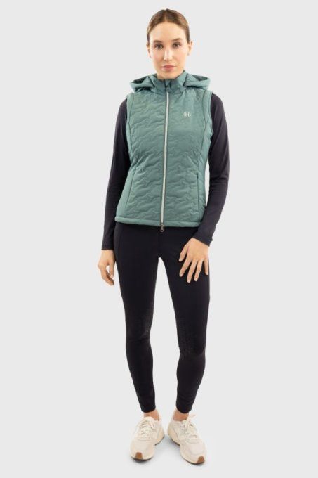 Gilet sans manches Betty Harcour Paon