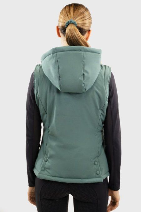 Gilet sans manches Betty Harcour Paon