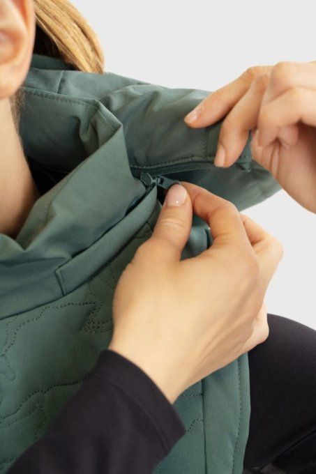 Gilet sans manches Betty Harcour Paon