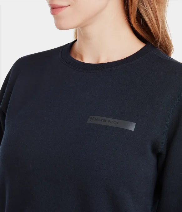 Sweat-shirt en laine de Mérinos - Horse-Pilot