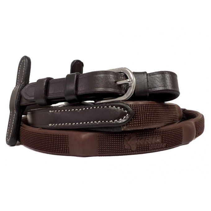 Rênes Canter caoutchouc Ergo