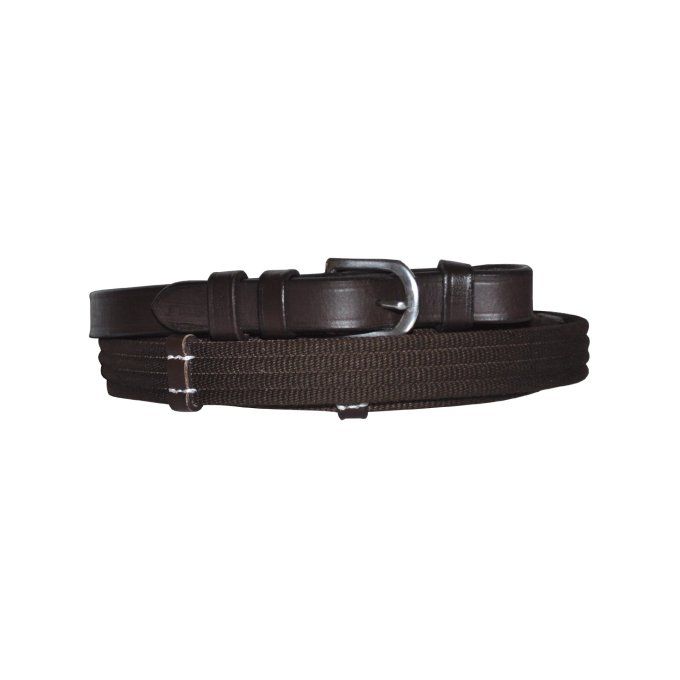 Rênes tissu avec arrêtoirs 19mm CANTER