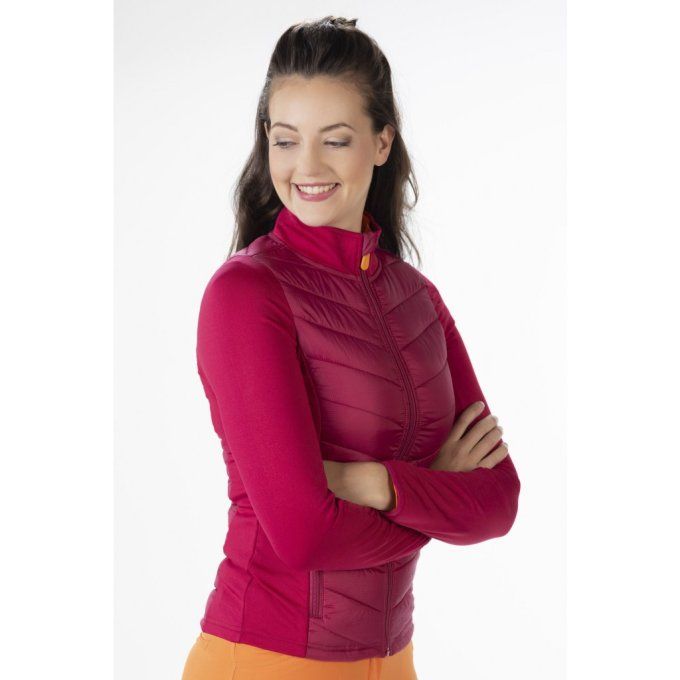 Veste zippée jersey/nylon PRAG - Femme