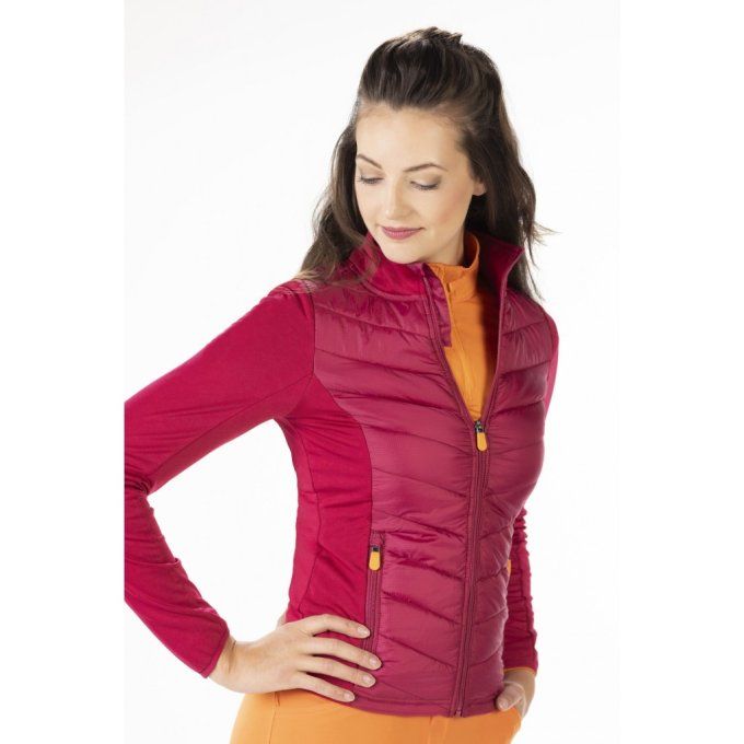 Veste zippée jersey/nylon PRAG - Femme