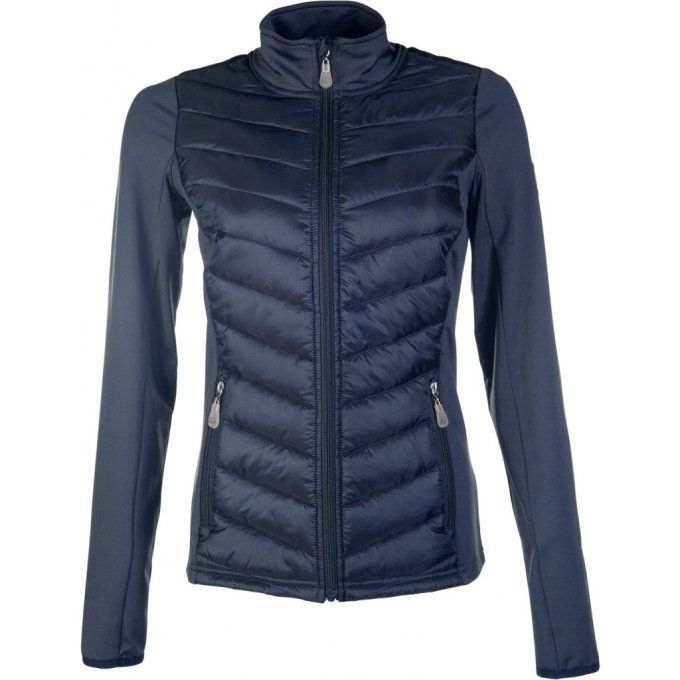 Veste zippée jersey/nylon PRAG - Femme