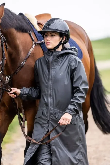 Veste imperméable d'équitation longue Raintech - Horse Pilot