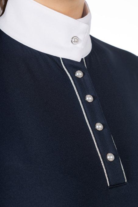 Polo de concours HKM Emilia- manches longues