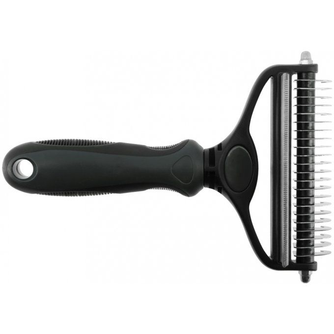 2-en-1 brosse et peigne à mue Hippo-Tonic