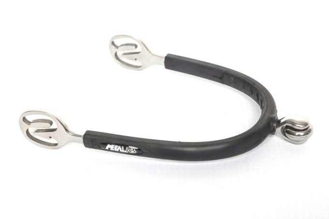Éperons METALAB "Soft touch", molette horizontale 20mm