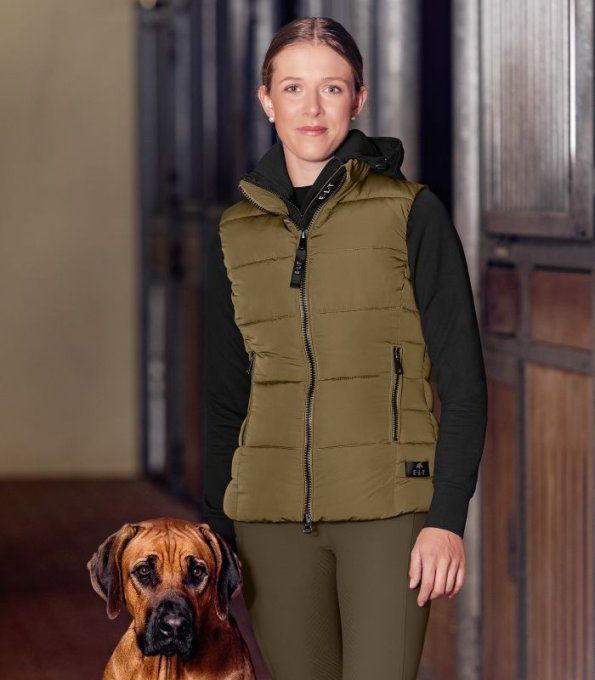 Gilet sans manches équitation femme Oxford - Elt