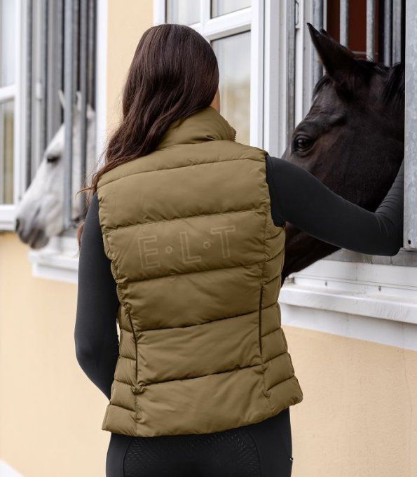 Gilet sans manches équitation femme Oxford - Elt