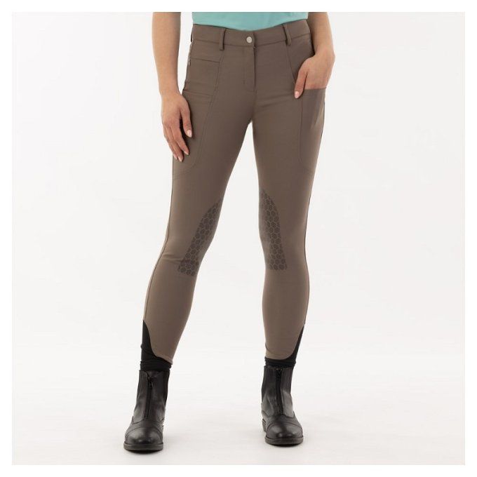  Pantalon d'Équitation - BR - Envy - Silicone Genouillères Dove