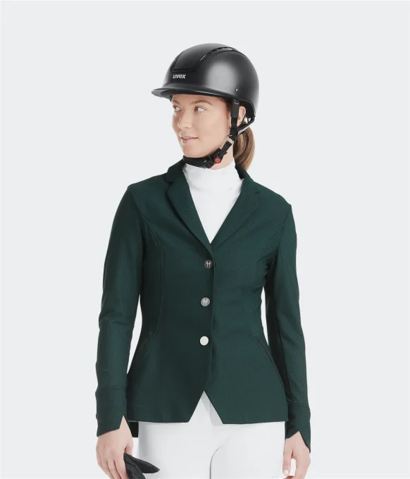 Veste de concours Aeromesh Vert Foncé Horse-Pilot - Femme