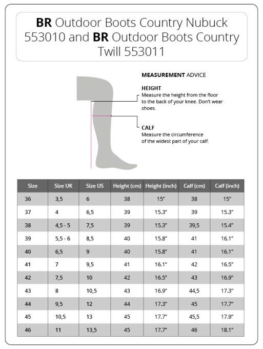 Bottes d'extérieur BR Country Nubuck