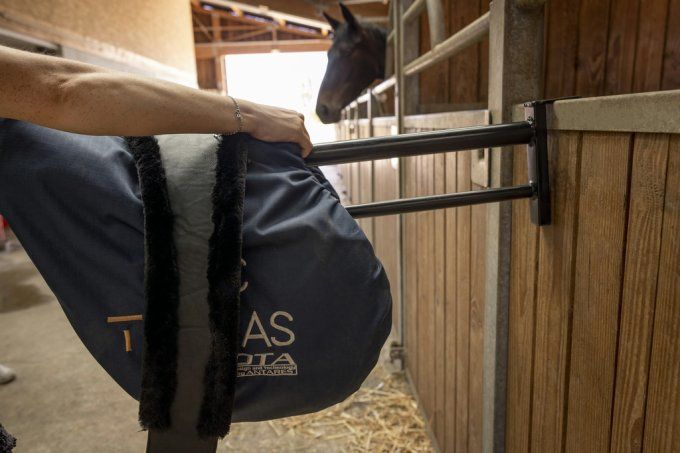 Porte-selle et tapis HIPPOTONIC amovible
