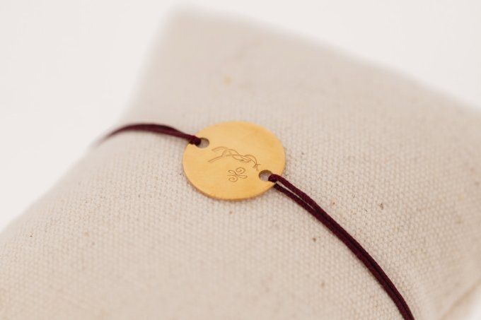  Bracelet PENELOPE "Zoé" DORE