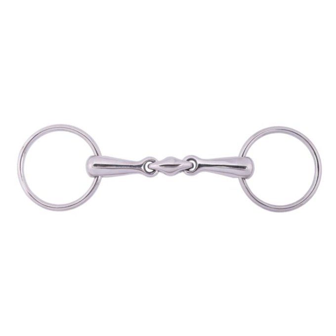 Mors double brisure 18 mm en inox