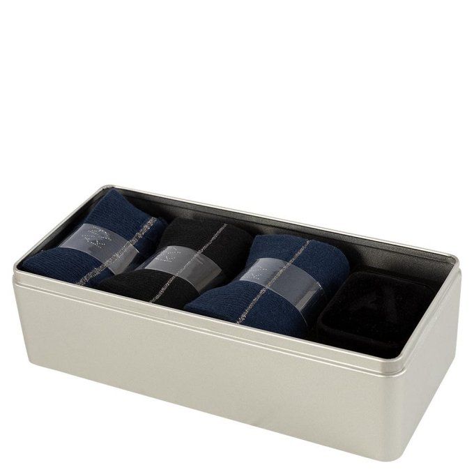 Coffret Cadeau ANKY® Socks – 3 Paires de Chaussettes & Porte-Bonheur Brillant