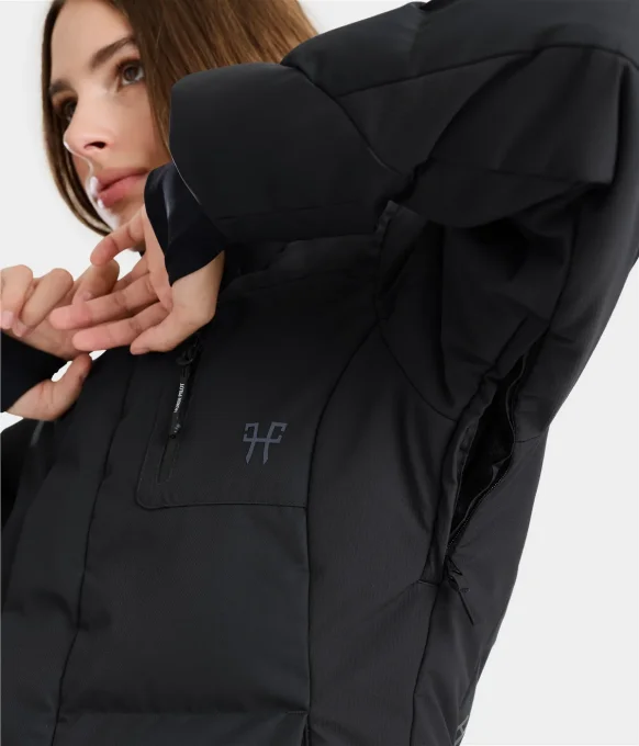 Doudoune d'Équitation Femme Horse Pilot – Chaude, Imperméable et Compatible Airbag