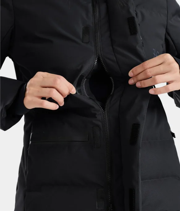 Doudoune d'Équitation Femme Horse Pilot – Chaude, Imperméable et Compatible Airbag