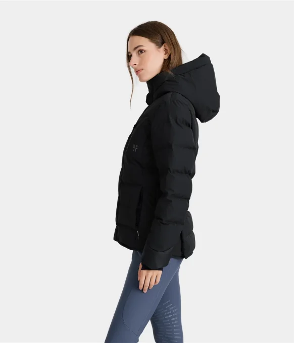 Doudoune d'Équitation Femme Horse Pilot – Chaude, Imperméable et Compatible Airbag