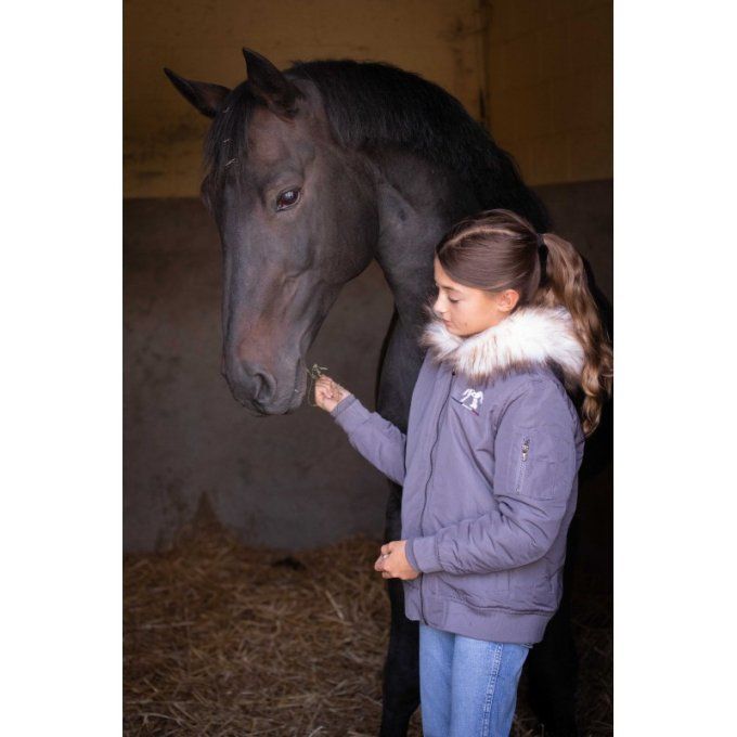 Blouson EDEN LYON PENELOPE Gris glitter