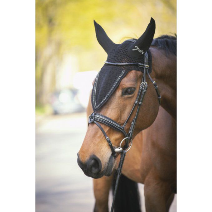 Bonnet chasse-mouches Pénélope Strass long