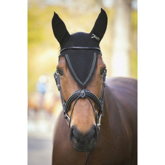 Bonnet chasse-mouches Pénélope Strass long