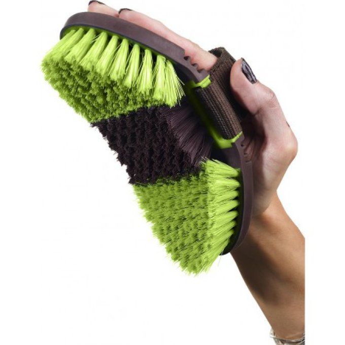 Brosse Hippo-Tonic nylon Softgrip flexible