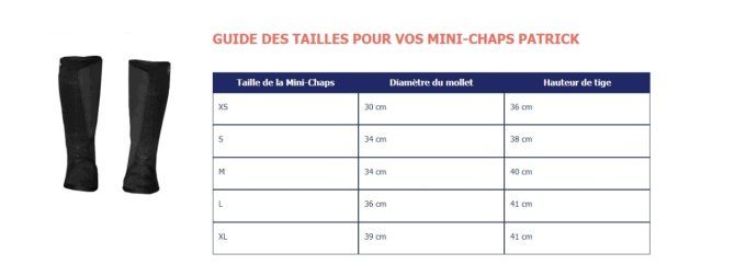 Mini-chaps Pro néoprène PATRICK - Picasso 