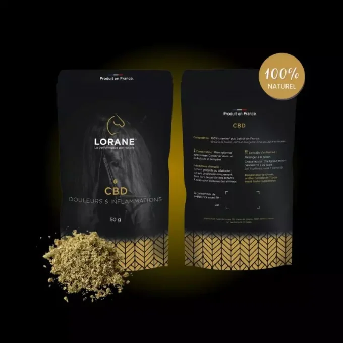 CBD Lorane - Douleurs et inflammations cheval