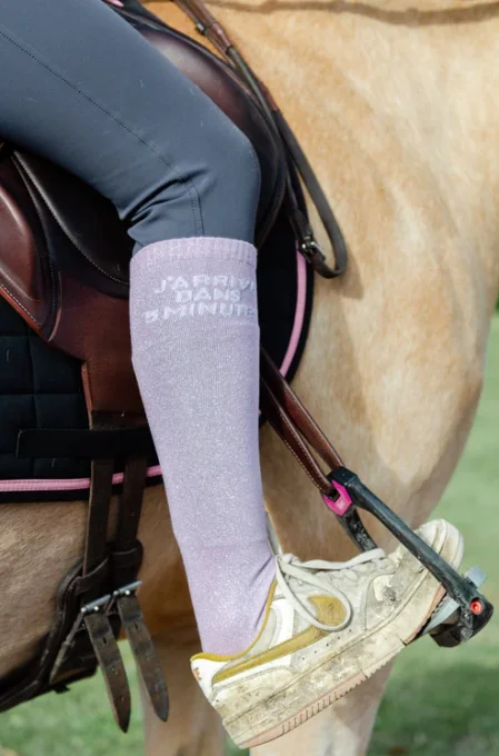 Chaussettes d'équitation à paillettes Equislay