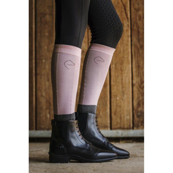 Chaussettes Je t'aime EQUITHÈME Compet - Lot de 2