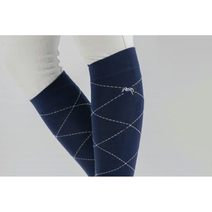 Chaussettes Pénélope Luxe Stripes & Cross - 2 paires