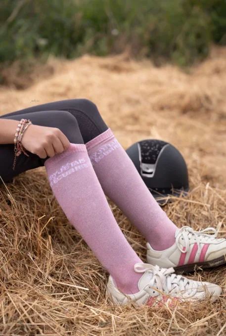 Chaussettes d'équitation à paillettes Equislay