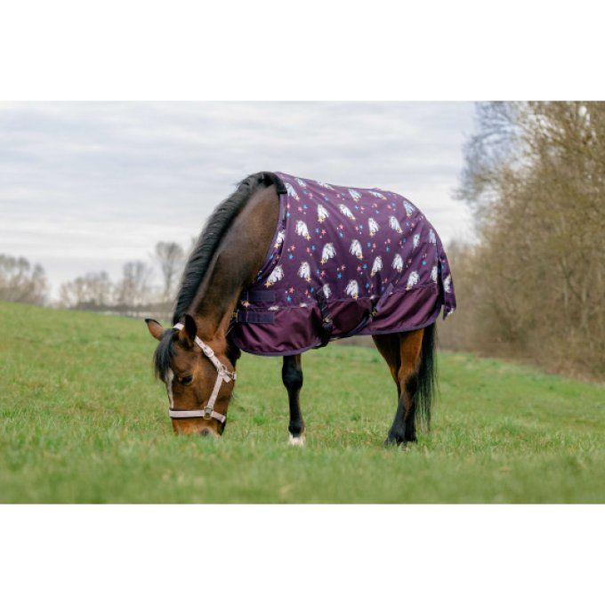 Couverture EQUITHÈME Licorne 600D Poney - Standard