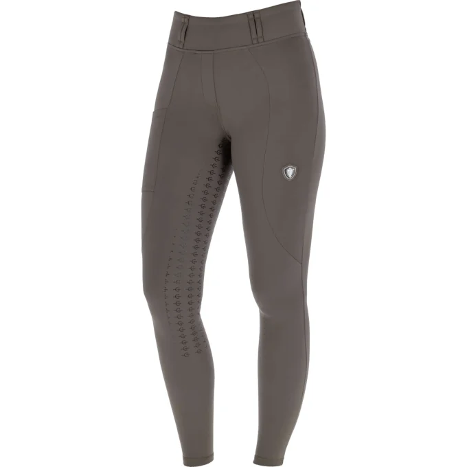 Legging d’équitation Full Grip femme Covalliero – Milky Chocolate