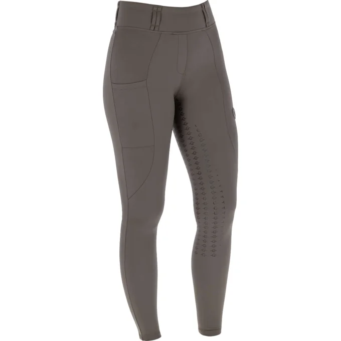 Legging d’équitation Full Grip femme Covalliero – Milky Chocolate