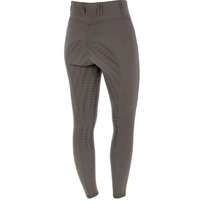 Legging d’équitation Full Grip femme Covalliero – Milky Chocolate