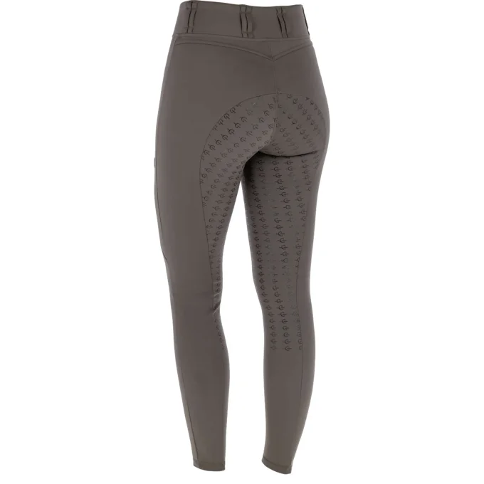 Legging d’équitation Full Grip femme Covalliero – Milky Chocolate