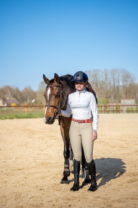 Pantalon d'équitation Ilma Beige - Optitro 