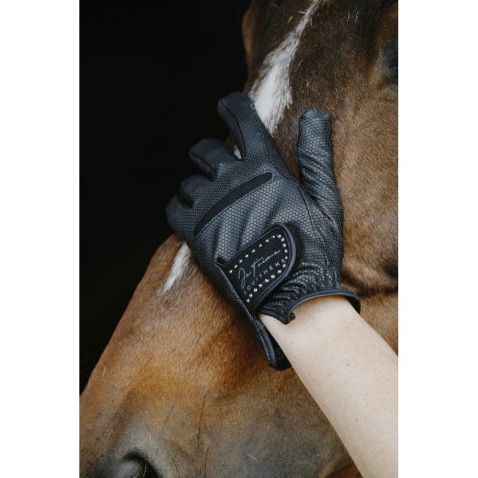 Gants Je t'aime EQUITHÈME Strass