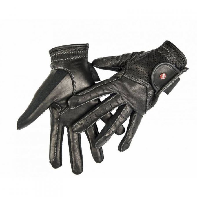 Gants HKM Professional cuir souple