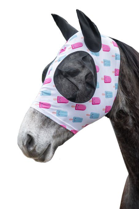 Masque anti-mouches avec oreilles glaces HKM